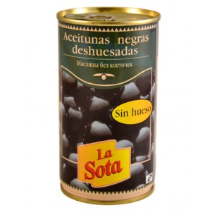 Aceituna Negra Deshuesada L/370 ml.